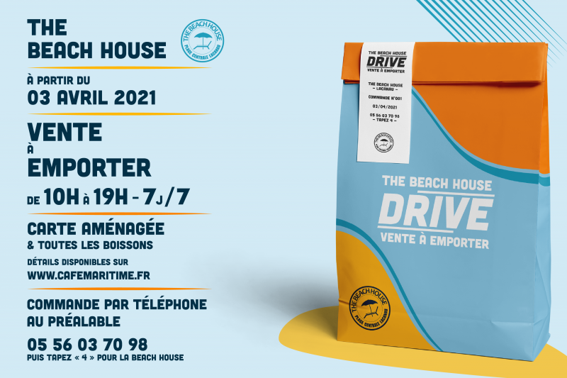 ouverture Beach house vente à emporter
